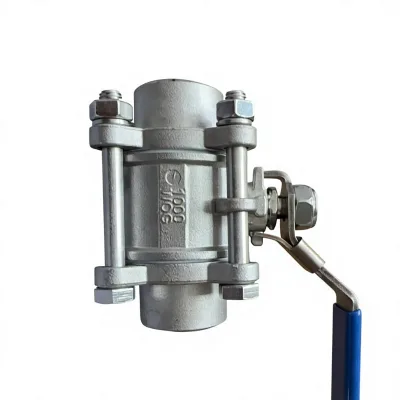Manual Control Three-Piece Welded Ball Valve for Q61F-16P DN50 Chemical Industry
