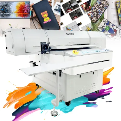 UV Flatbed Printer 60*90cm A1 AB Film UV Flatbed Printer for Souvenirs & Promotional