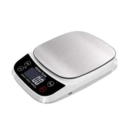 3KG 5KG 10KG Waterproof Scale Digital Household LED Kitchen Weighing Scales for Baking or Cooking Food Scale