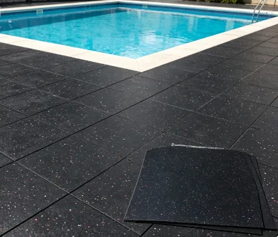 GYM Anti-Slip Safety Mats Industrial Grade High Friction Good Weather Resistance 65Shore Customized Color High Density Rubber