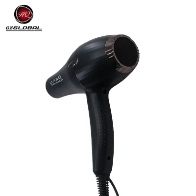 Hair Salon Stylist-approved Cross-border Export Hair Dryer Gentle Hair Powerful Airflow 2400W Low-noise Design HQ-New Black