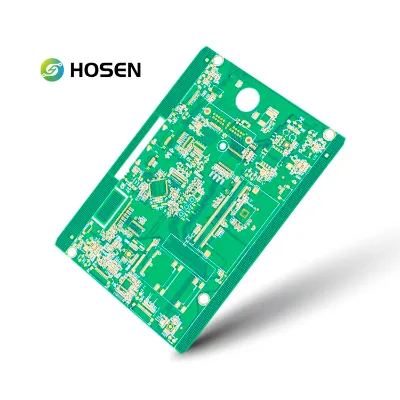 HOSEN High Quality 10-Layer HDI Multilayer PCB Boards 1.6mm Thickness 3oz Copper ENIG Surface Finishing for Smartphone Mainboard