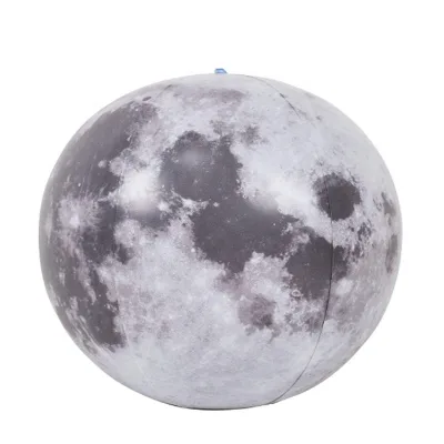 High Quality 2m 2.5m 3m Beach Pvc Giant Inflatable Moon Ball for Printed