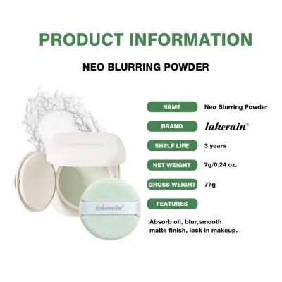 Korean Neo Blurring Loose Setting Powder Oil Control Waterproof Pore Blurring Smooth Finish Compact Makeup