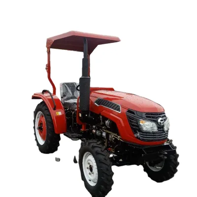 30hp to 55hp 4WD Wheel Tractor Small Tractor with Roll Bar Canopy & AC Cab Engine Motor & Gearbox As Core Components
