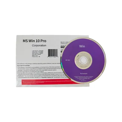 Best Price Win 10 Pro OEM DVD Full Package Guaranteed Global Full Version Online Activation License Accept Customized
