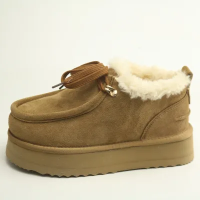Sheepskin slippers Beige pink Color