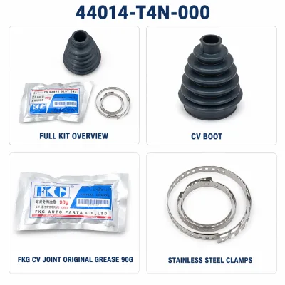 Auto Brake Kit Outer CV Joint Repair Kit Front Drive Shaft CV Axle Joint Boot Kit OE 44014-T4N-000 for Honda Jade 1.8L 2014-2020
