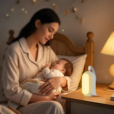 New Design K3 White Noise Sleep Machine with Night Light Baby's Comfort Plastic Sleep Machine