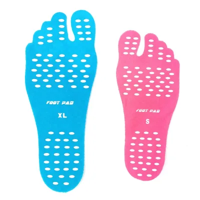 Foot Stickers Shoes Stick on Soles Sticky Pads Beach Waterproof Hypoallergenic Adhesive Feet Pad Beach Sock Feet Care