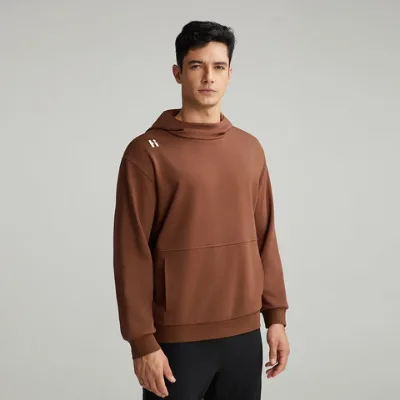 Custom Brown Hoodie – Warm Fleece Pullover for Men & Women