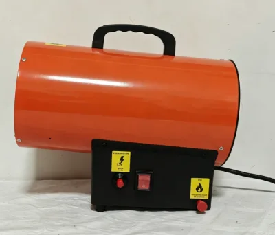 Portable 30kw Propane Blue Flame Gas Heater Fast Heating Fan Heater for Living Room Bedroom Bathroom EU Plug Metal Material