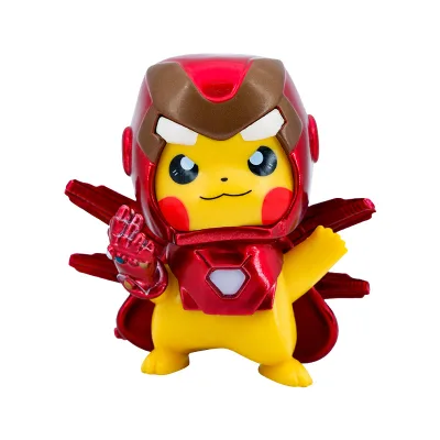 High Quality Japanese Anime Figures Pika Chus Cosplay Irons Mans MK50 Action Figures for Kids