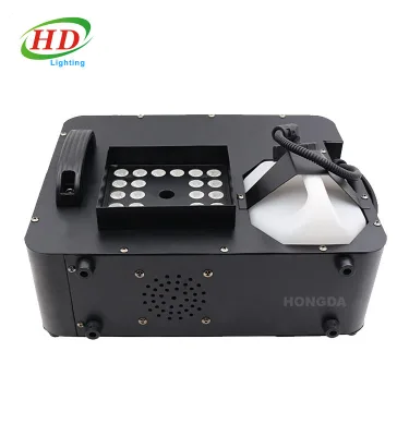 1500W RGB LED Fog Machine 12 LED SMOKE MACHINE Stage Effect Lighting