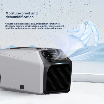 Wholesale 8000BTU Portable Air Conditioner 24V 110V 220V Mobile Mini AC Compressor Drain Free Quiet for Room Camping RV Tent