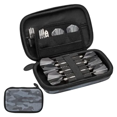 Custom Logo Carrying PU Leather Storage Holder EVA Dart Storage Case for Darts