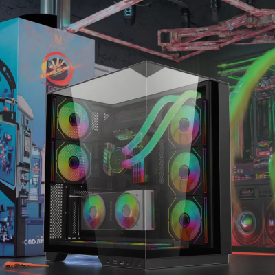 High Quality Desktop Gaming Computer case Support Atx Matx Motherboard Pc Cpu Rgb Fan Computer Gaming Cases
