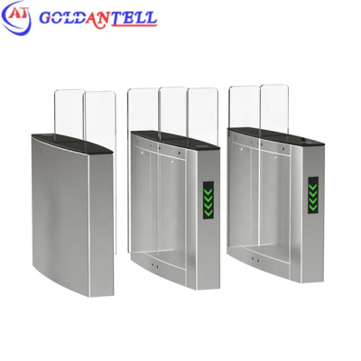 Full Height Pedestrian Turnstiles Price Double Lanes Pedestrian Bi-directional Biometric Access for Residential