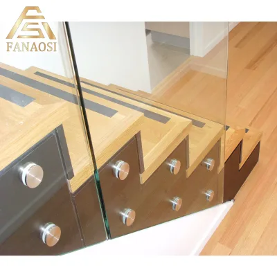 Advertising Nails stair balcony glass standoff bolts adjustable 12mm tempered glass clamp standoff glass railing