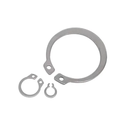 Custom High Strength Stainless Steel Circlips External Retaining Rings for Shaft