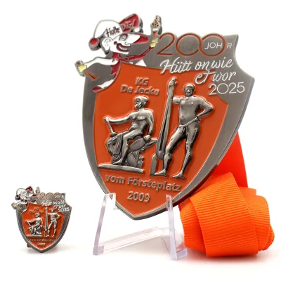 Promotional Custom RichGift Metal Carnival Medal with Enamelling 3D Design Zinc Alloy for Souvenir Events