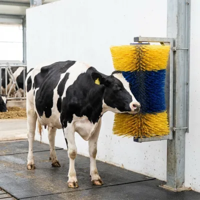 New Electric Vertical Cow Brush with Nylon and Plastic Motor for Cattle Cleaning in Livestock Farms