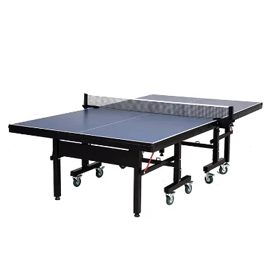 Competition Professional Movable PingPong Table Tennis Table Standard Size with 75mm Wheels Folding Table Green/Blue/Black Top