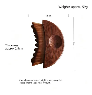 Wooden Handle Synthetic Hair Contour Face Massage Brush Lymphatic Drainage Sculpting Facial Brush