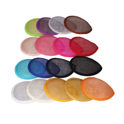 13X10cm DIY Water Drop Shape Party Hats Base Small Droplet Sinamay Fascinator Base