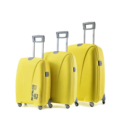 PP Trolley Bag Sky Travel Luggage Bag New Model 18" 22" 26" Unisex Red Silver Any Color Is Accepted Retractable Handle VL