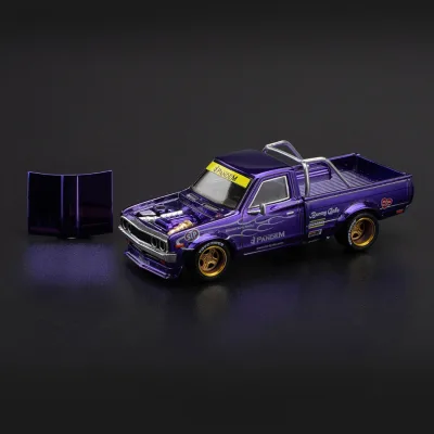 Poprace PR640219 1/64 Pandem Datsun 620 Tokyo Auto Salon 2025 Limited Diecast Scale Model Car
