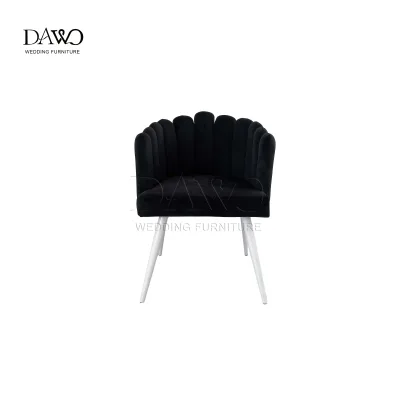 Customized Royal Dining Room Hall Chair Black Iron Modern Outdoor Apartment Living Room Thumb Chair