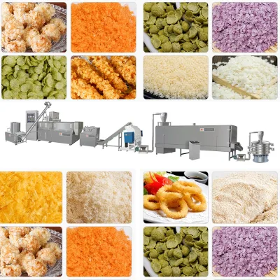 Multi-shape Crumb Production Unit With Debugging Training Service Food Factory Raw Material Processing Bread Crumb Machine