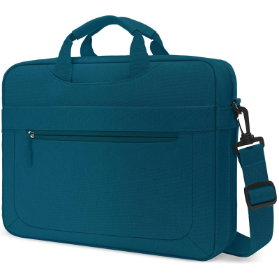 Laptop Shoulder Bag Notebook Polyester Flapover Briefcase Sleeve Case Black Computer Bags Laptop Bag