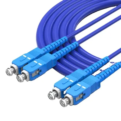 Tensile and Anti Rodent Bite Armored Single-mode Dual Core Fiber Optic Jumper