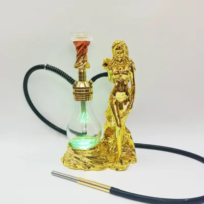 Wholesale Arabic Hookah Beauty Snake Artistic Style Hookah Resin Smoking Set Hookah Bar Glow
