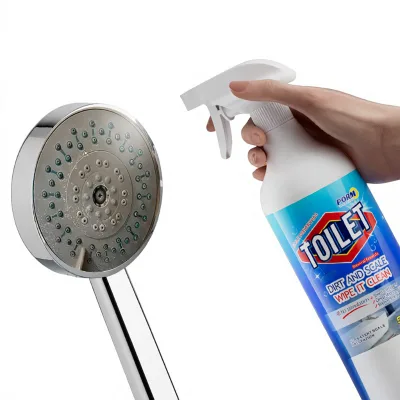 Bathroom Showerhead Cleaner Yellow Scale Remover Descaler Aerosol Spray Special Cleaning Tool