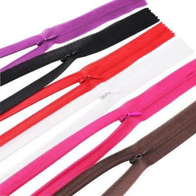 3# 5# 7# 8# 10# Wholesale Nylon Zipper Roll Long Chain Open-end Zippers for Clothes