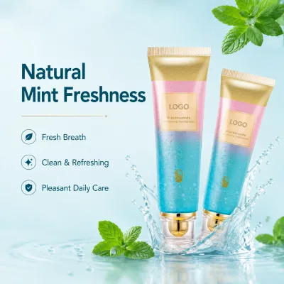 Professional Niacinamide Whitening Toothpaste Natural Mint Stain Removal Fresh Breath Private Label Retail Oral Care