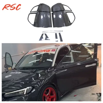 Dry Carbon Fiber Car Doors for Honda Civic Type R FL5 2022-2023 Perfect Fitment
