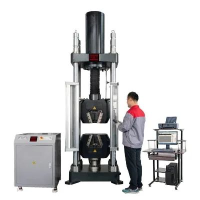 HST 1000kN 100Ton Electro-hydraulic Servo Single Space Steel Strand Universal Tensile Testing Machine