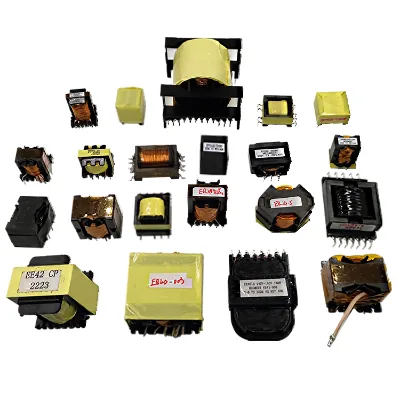 Custom High Frequency SMPS Flyback Transformer Copper Winding ISO9001 Certified EE EI ETD ER PQ RM Ferrite Core Step OEM ODM