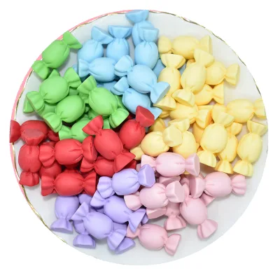 Hot Selling 3d Resin Candy Flatback Cabochon for Diy Cream Glue Phone case Hair Clips Decoration Earrings Pendant