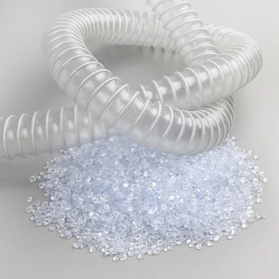 Transparent PVC Hardness 60A PVC Raw Material Particles Hardness 50A Food Grade Raw Materials