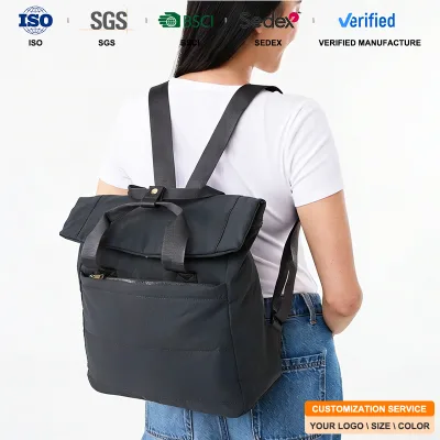 Compact Lightweight Women Backpack Fashion Portable Lightweight Designer Ladies Shoulder Bags Women Casual Daypack School Bags