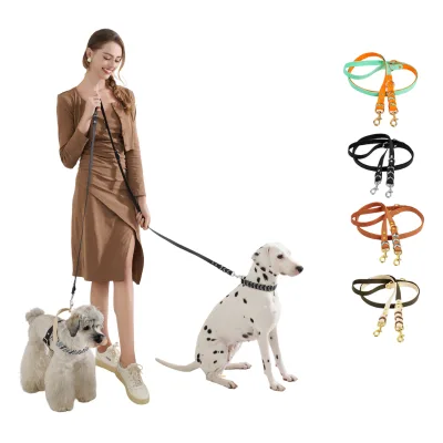 Dog Leashes Solid Durable Super Tensile Force Rope Colorful Multifunctional Luxury Handmade Modern Fashion Leash for Medium