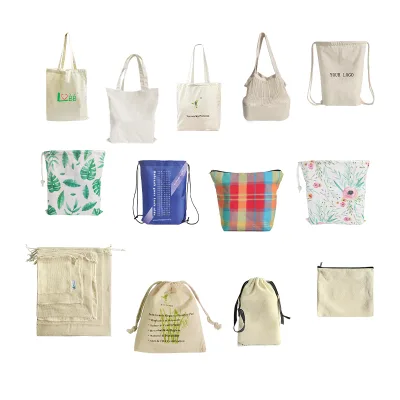 Mesh Shopping Bag Organic Cotton Produce Bags Washable Grocery Shopping Fruit Vegetable Cotton Mesh Laundry Bag with Drawstring