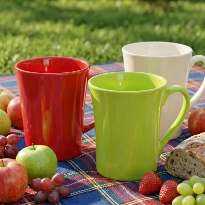 Cheap Bulk Color Glazed Stoneware Hot Chocolate Mug