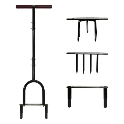 Winslow & Ross 3 in 1 Garden Twist Tiller Claw Cultivator Manual Plug Coring Soil Aeration Lawn Spike Aerator