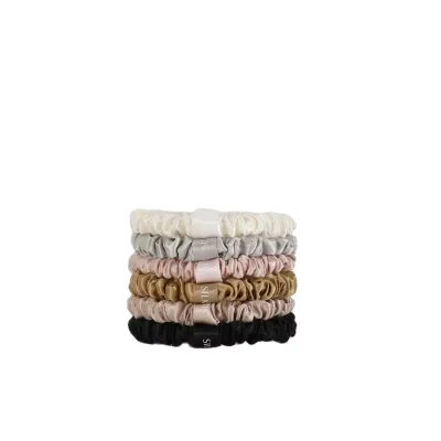 Designer Durable Rubber Hair Ties Fashionable and Sweet Party Hair Bands Made of Silk Fabric